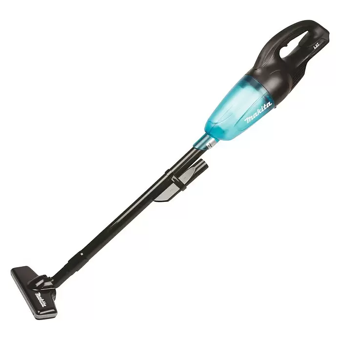 Makita Akku-Staubsauger DCL180ZB - 18 V, Ohne Akku, 0,65 l - Diagonale Ansicht