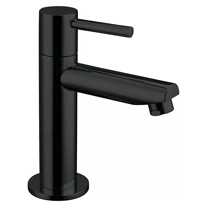 Best Design Fonteinkraan Nero - Mat Zwart, Mat - Diagonaal zicht