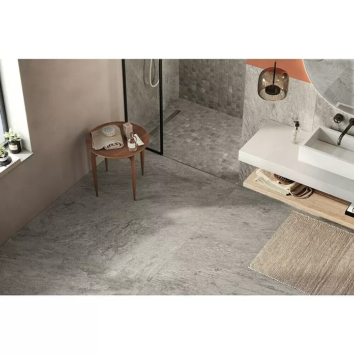 Atlas Concorde Porculanska pločica Regent Silver - 60 x 120 mm, srebrnosive boje, Mat - Živopisni prikaz