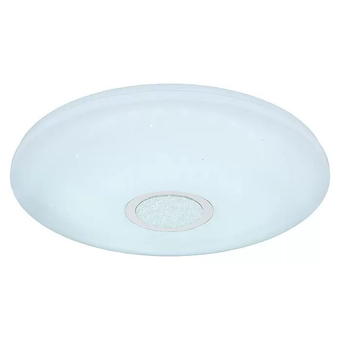 Globo Deckenleuchte rund Abbey Clarke - 18 W, Ø x H: 430 mm x 9 cm, Kaltweiß - Ansicht von unten
