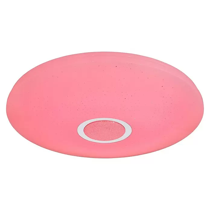 Globo Deckenleuchte rund Abbey Clarke - 18 W, Ø x H: 430 mm x 9 cm, Kaltweiß - Ansicht von unten