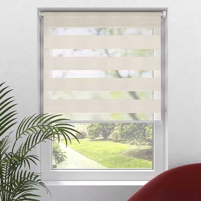 Expo Ambiente Doppelrollo Mini - B x H: 90 x 220 cm, Leinen - Stimmungsaufnahme