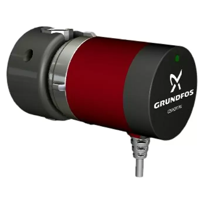 Grundfos Zirkulationspumpe UP1514BPM - ½″, Einbaulänge: 8 cm - Diagonale Ansicht