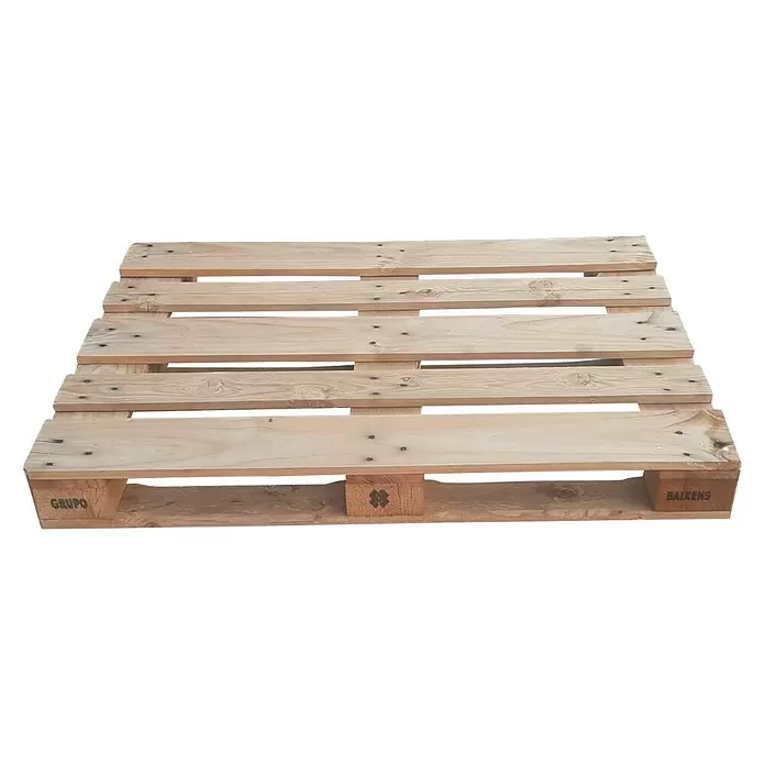 BHS Madrid Palet industrial Europeo - L x An: 120 x 80 cm, Transporte de cargas pesadas - Vista frontal