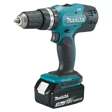 Makita  Taladro atornillador percutor de batería DHP453RFE