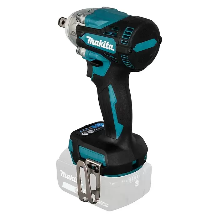 Makita Akku-Schlagschrauber DTW300Z - 18 V, Ohne Akku, Leerlaufdrehzahl: 0 U/min - 3.200 U/min - Diagonale Ansicht