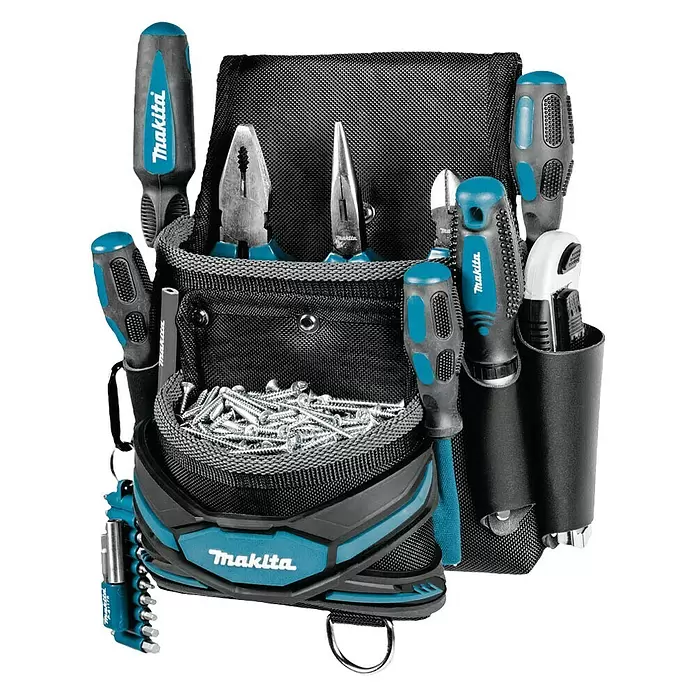 Makita Werkzeugtasche - 260 x 145 x 270 mm, 2 Fächer - Diagonale Ansicht