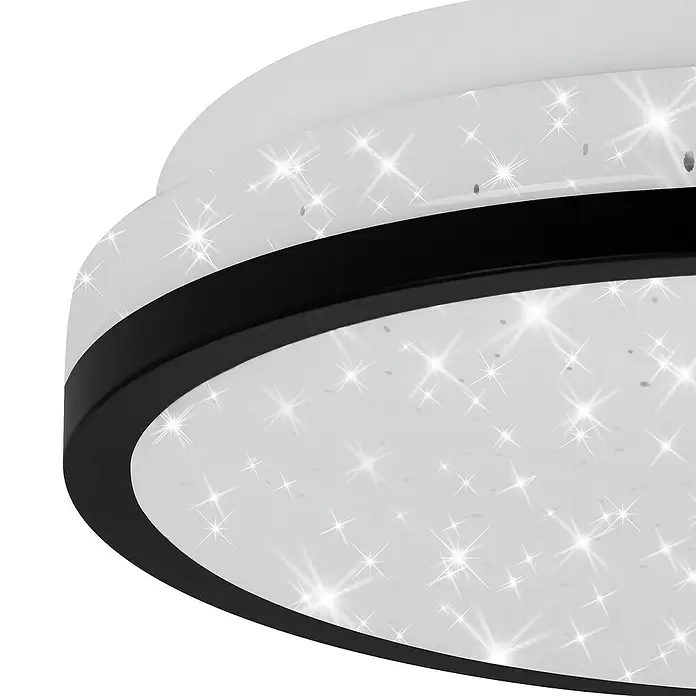 Tween Light LED-Deckenleuchte rund - 10 W, Weiß/Schwarz, Warmweiß - Detailaufnahme