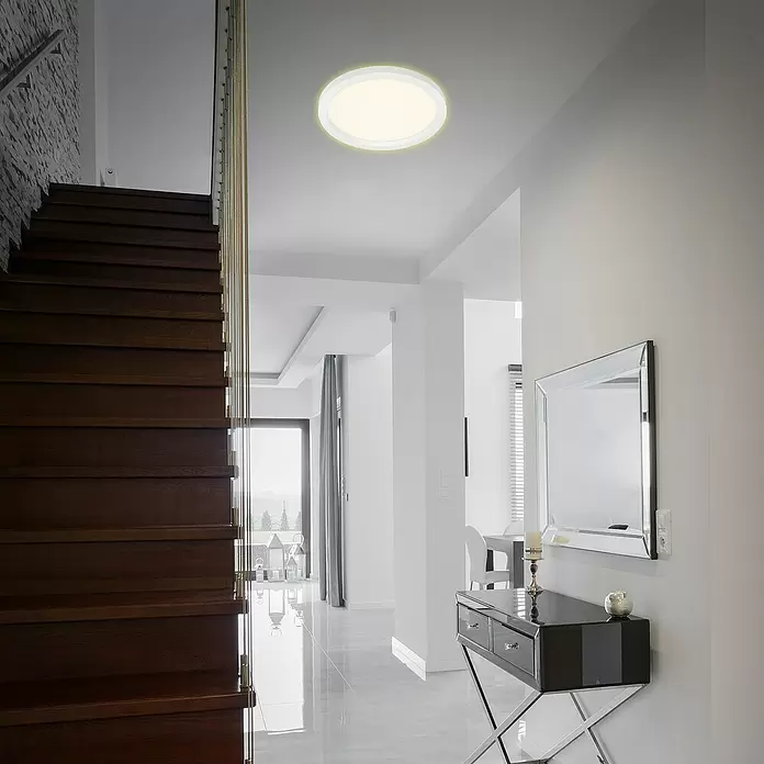 Tween Light LED-Deckenleuchte rund - 18 W, Weiß - Stimmungsaufnahme