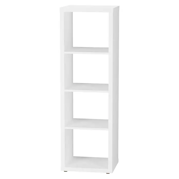 Regal Boflex - L x B x H: 39,2 x 41,3 x 146,6 cm, Weiß