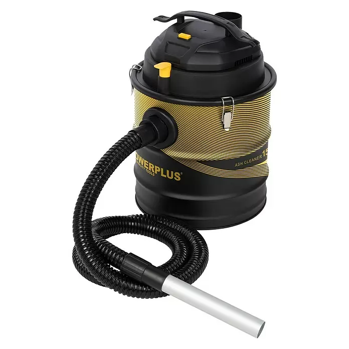 PowerPlus Aspirador para ceniza POWX312 - 1.500 W, 20 l - Vista angular