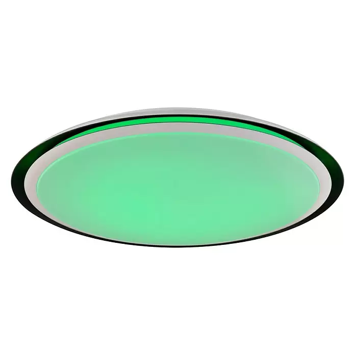 Globo Deckenleuchte rund XAVER - 40 W, Ø x H: 560 mm x 8,5 cm - Diagonale Ansicht