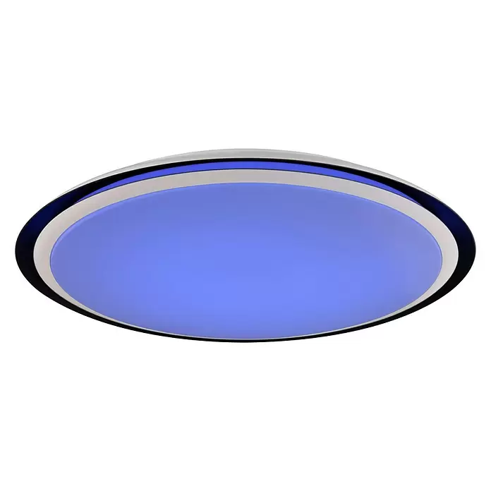 Globo Deckenleuchte rund XAVER - 40 W, Ø x H: 560 mm x 8,5 cm - Diagonale Ansicht