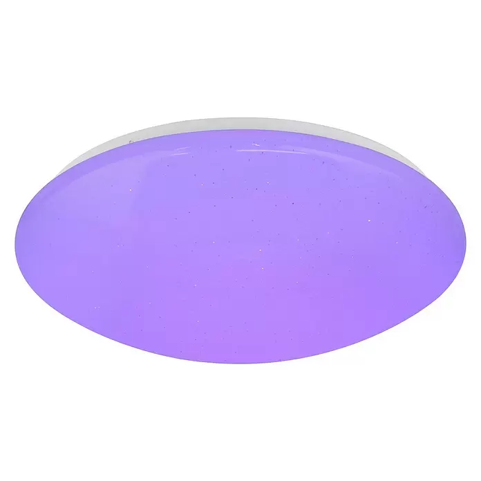 Globo Deckenleuchte rund ATREJU I - 24 W, Ø x H: 390 mm x 11 cm - Diagonale Ansicht