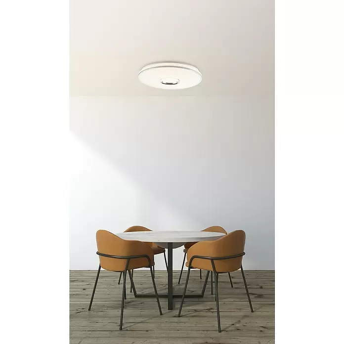 Globo Deckenleuchte rund RENA - 60 W, Ø x H: 490 mm x 7,8 cm - Stimmungsaufnahme