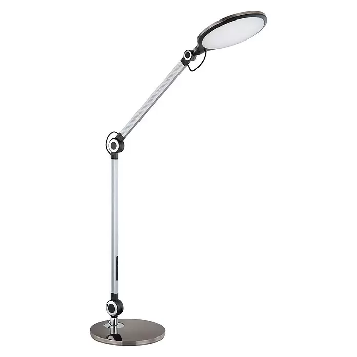 Globo LED-Tischleuchte - 9 W, L x B x H: 22,5 x 7,5 x 57,5 cm, Schwarz, Kaltweiß - Diagonale Ansicht