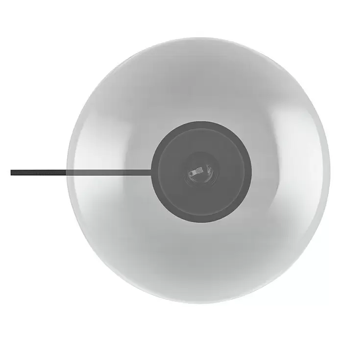 Ledvance Deko-Tischleuchte BUBBLE - L x B x H: 25 x 25 x 245 cm, Grau, E27 - Ansicht von oben
