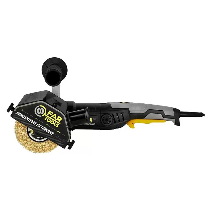 Fartools Multischleifer REX 120C - 1.300 W, Inkl. Messingdrahtbürste - Linke Seitenansicht