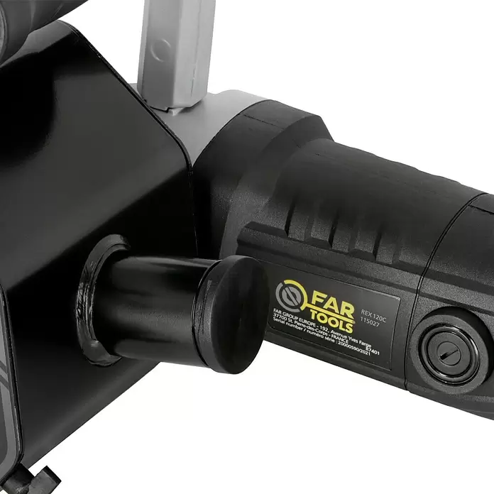 Fartools Multischleifer REX 120C - 1.300 W, Inkl. Messingdrahtbürste - Detailaufnahme
