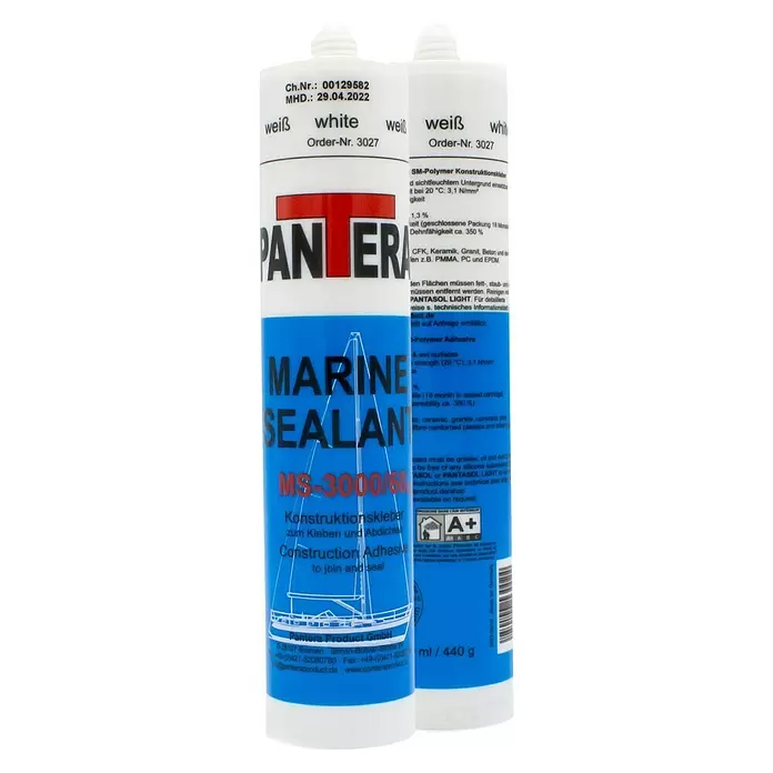 Pantera Konstruktionskleber MS-3000/60 V2 - 290 ml, Weiß - Vorderansicht