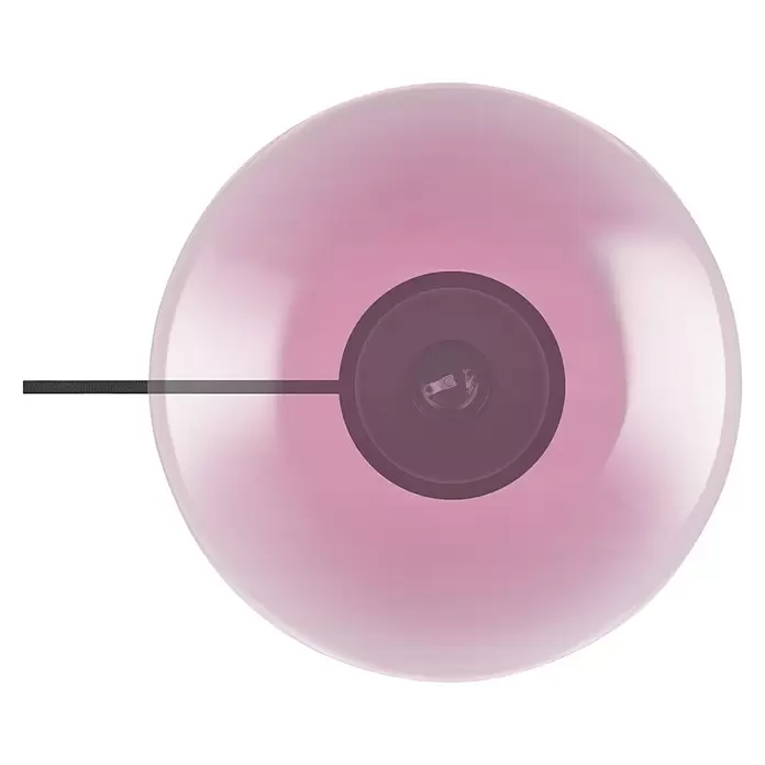 Ledvance Deko-Tischleuchte BUBBLE - L x B x H: 25 x 25 x 245 cm, Pink, E27 - Ansicht von oben