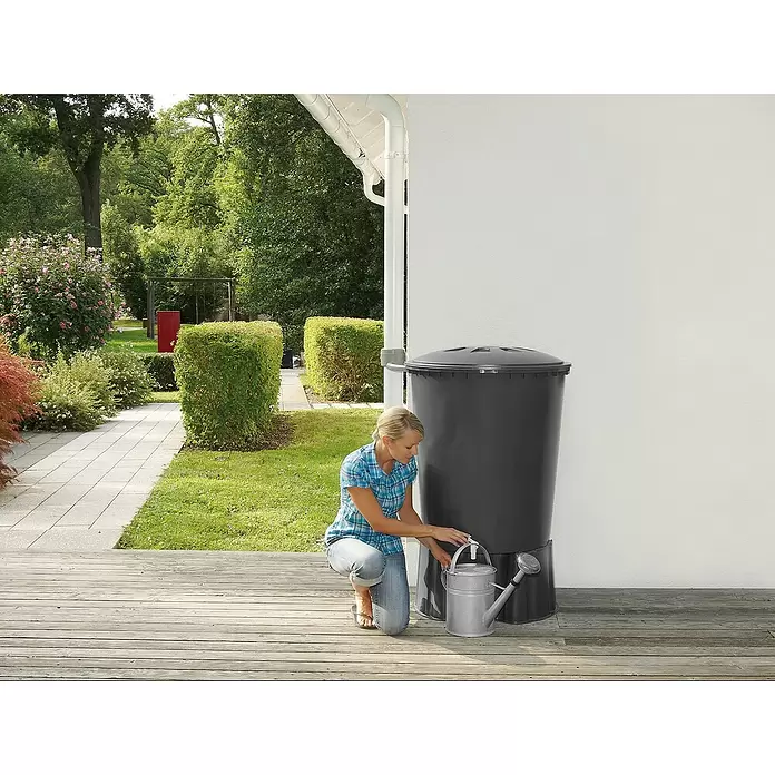 Garantia Regentonne - 210 l, Anthrazit - Anwendungsbeispiel