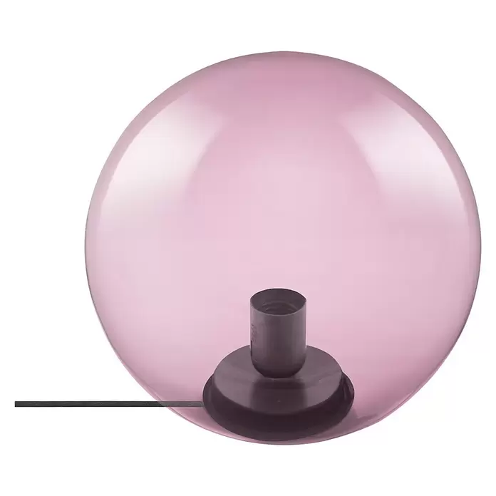 Ledvance Deko-Tischleuchte BUBBLE - L x B x H: 25 x 25 x 245 cm, Pink, E27 - Vorderansicht
