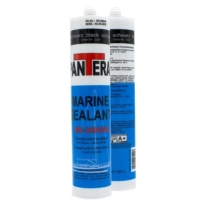 Pantera Konstruktionskleber MARINE SEALANT MS-3000/60 V2 - 290 ml, Schwarz - Vorderansicht