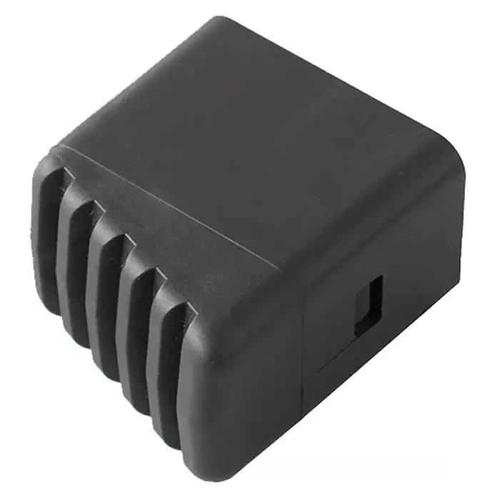 Krause Monto Fußkappen - Passend für: Holmgröße 33 x 20 mm, Krause Monto Klapptritte & Stufen-Stehleitern, L x B x H: 130 x 110 x 30 mm - Diagonale Ansicht