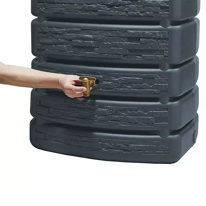 4rainz Wandtank Slim Stone - 500 l, Grau - Anwendungsbeispiel