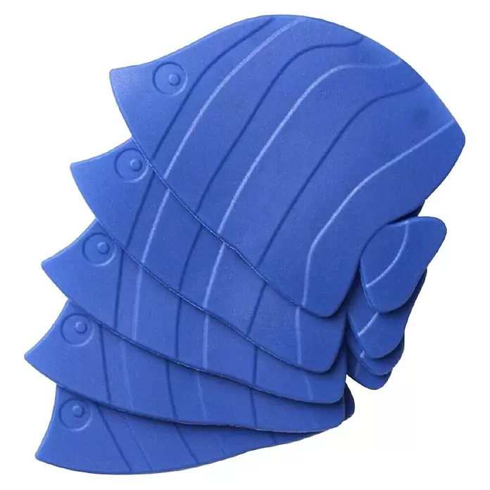 Diaqua Podloga za kadu - 5 Kom., PVC, Plave boje - Pogled odozgo