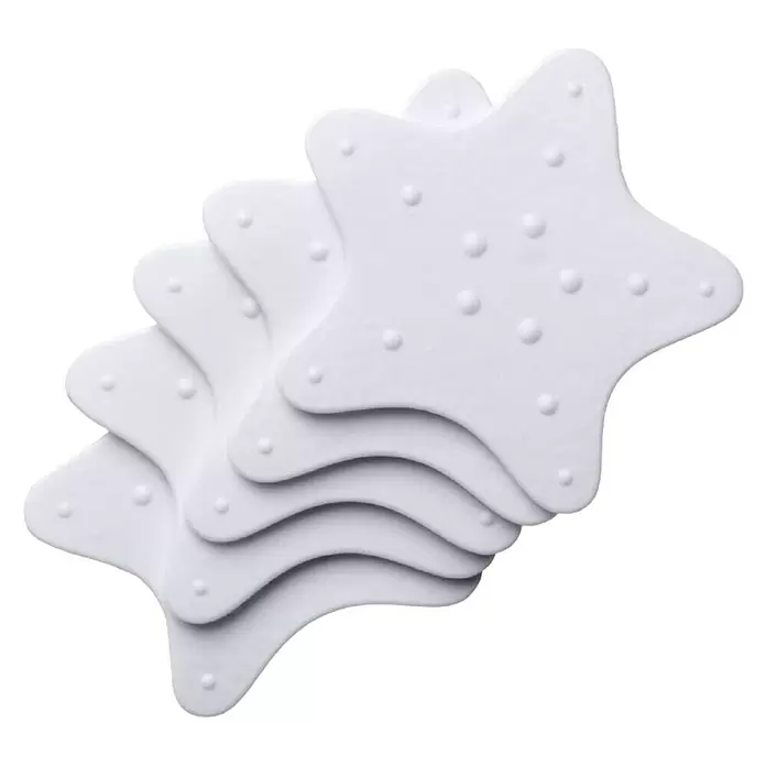 Diaqua Podloga za kadu - 5 Kom., PVC, Bijele boje - Pogled sprijeda