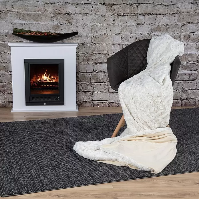 Decke Smooth - Elfenbein, 200 x 150 cm, 100 % Polyester - Stimmungsaufnahme