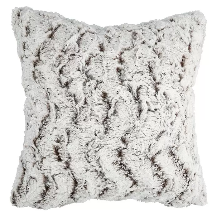 Kissen Smooth - Braun, 45 x 45 cm, 100 % Polyester - Vorderansicht