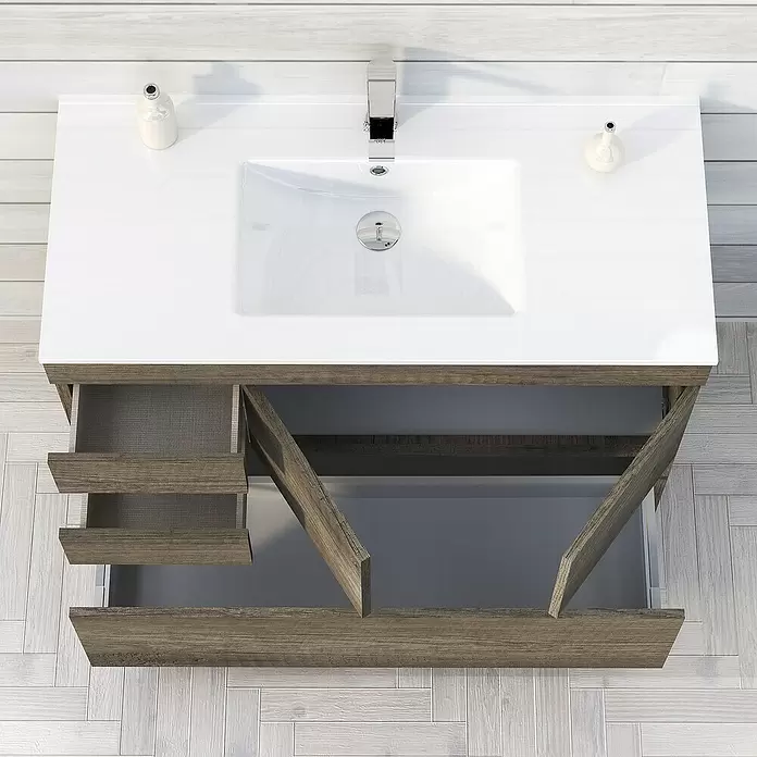 Mueble de lavabo Complet - L x An x Al: 46 x 90 x 85 cm, Nebraska - Foto ambiente