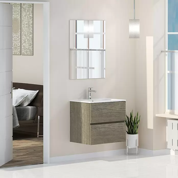 Mueble de lavabo Denver - L x An x Al: 46 x 60 x 54,5 cm, Nebraska - Foto ambiente