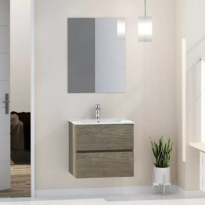 Mueble de lavabo Denver - L x An x Al: 46 x 60 x 54,5 cm, Nebraska - Foto ambiente