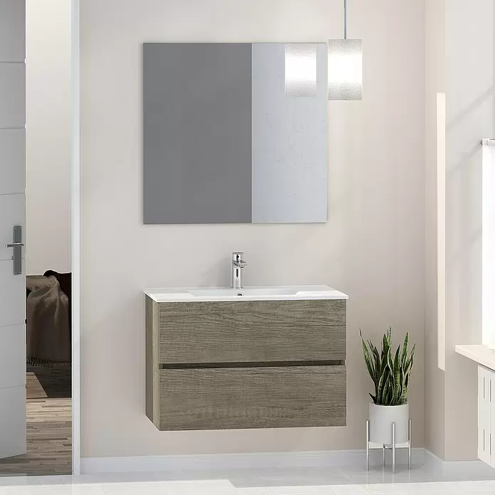 Mueble de lavabo Denver - L x An x Al: 46 x 80 x 54,5 cm, Nebraska - Foto ambiente