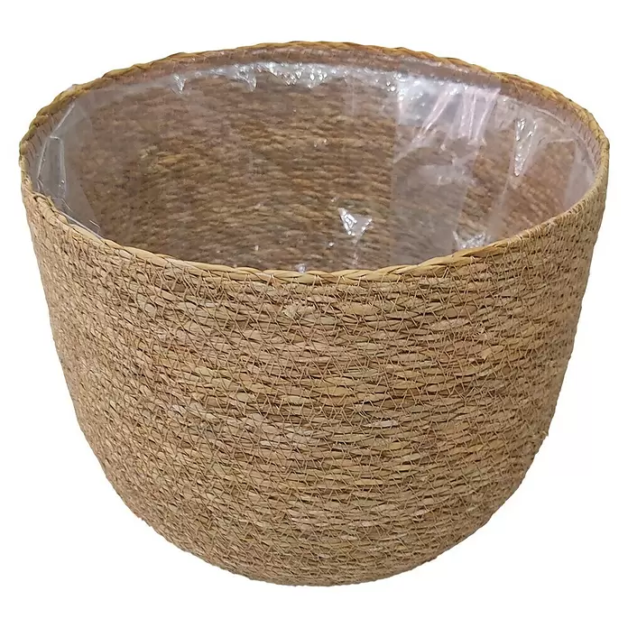 Seegraskorb - Natur, Ø x H: 23 x 19 cm - Vorderansicht