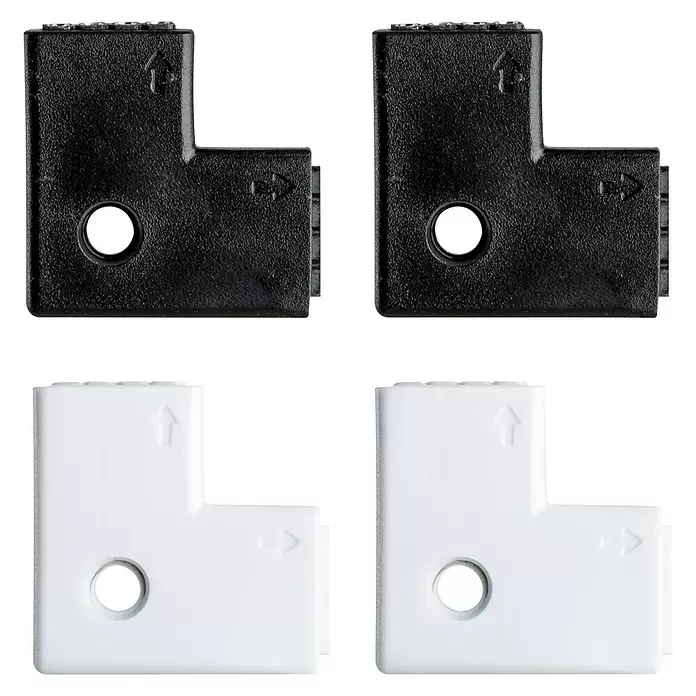 Paulmann Conector de esquina YourLED - 12 pzs. - Vista descendente