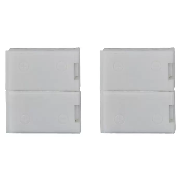 Paulmann Conector clip-to-clip YourLED ECO - 14 x 13,5 x 6 mm, 2 ud., Plástico - Vista frontal