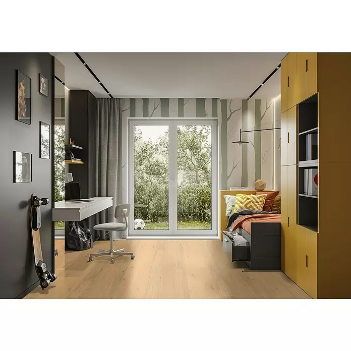 Susify Furnierboden Oak Mist - 1.900 x 190 x 8 mm, Landhausdiele - Stimmungsaufnahme