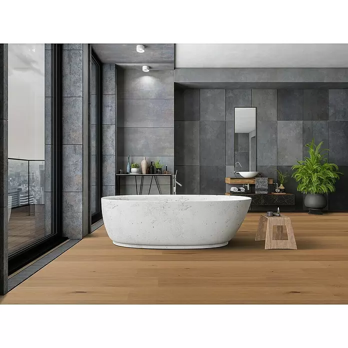 Susify Furnierboden Oak White - 1.900 x 190 x 8 mm, Landhausdiele - Stimmungsaufnahme