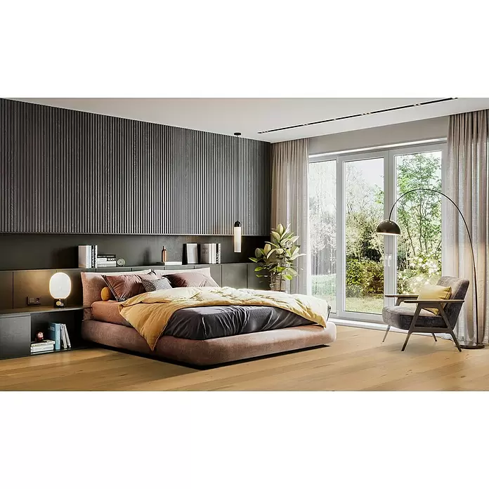 Susify Furnierboden Oak Pure - 1.900 x 190 x 8 mm, Landhausdiele - Stimmungsaufnahme