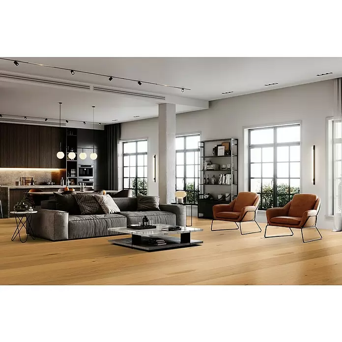 Susify Furnierboden Oak Pure - 1.900 x 190 x 8 mm, Landhausdiele - Stimmungsaufnahme