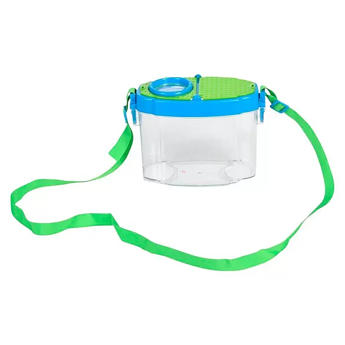 Esschert Design Plastična kutija za promatranje kukaca - Zelene boje, Plastika - Pogled sprijeda
