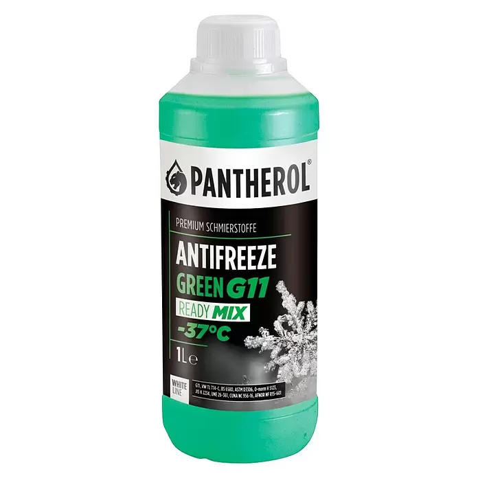 Antifriz G11 - 1 l, Zelene boje - Pogled sprijeda