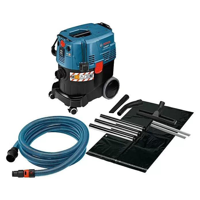 Bosch Professional Usisivač za mokro i suho usisavanje Gas 35 M AFC - 1.380 W, Zapremina spremnika: 35 l - Dijagonalni pogled