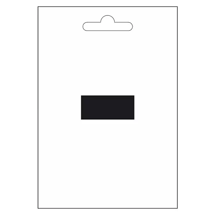 Folienzeichen - Buchstabe J, 10 cm, PVC, Schwarz - Vorderansicht