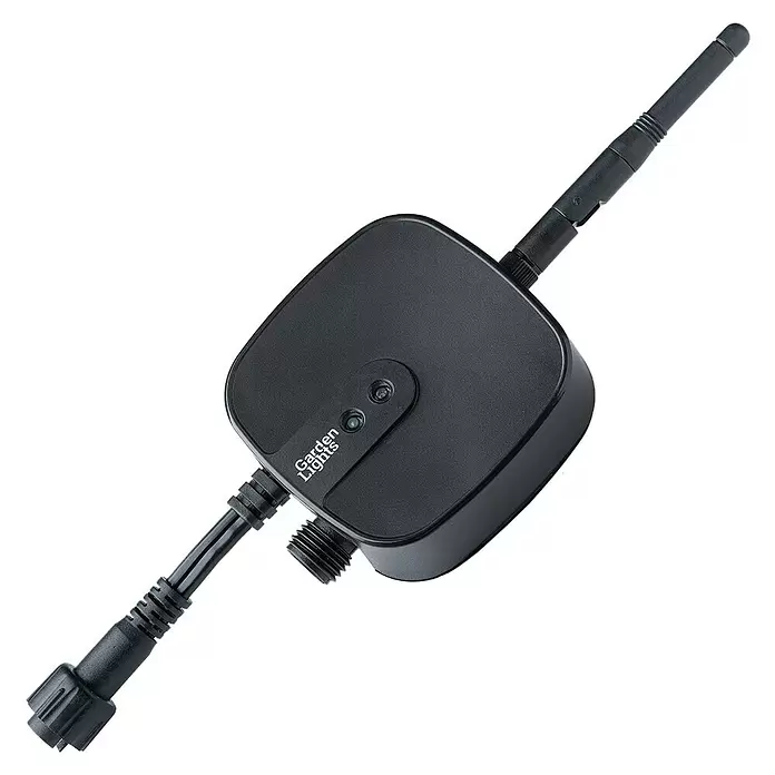 Garden Lights Connector Switch Plus Smart - l x b x h: 38 x 74 x 240 mm - Diagonaal zicht